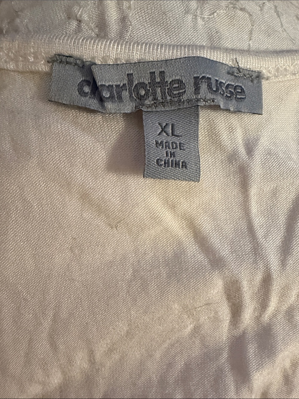 Charlotte Russe 
Iridescent Sequins Sleeveless
Stretch Tank Top XL